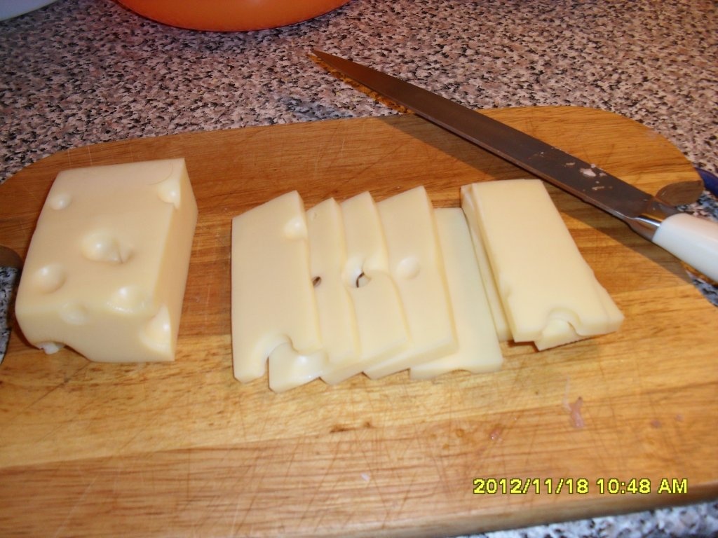 Portofele din muschi de porc cu sunca si cascaval