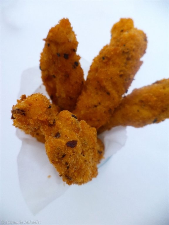 Bastonase crocante de pui