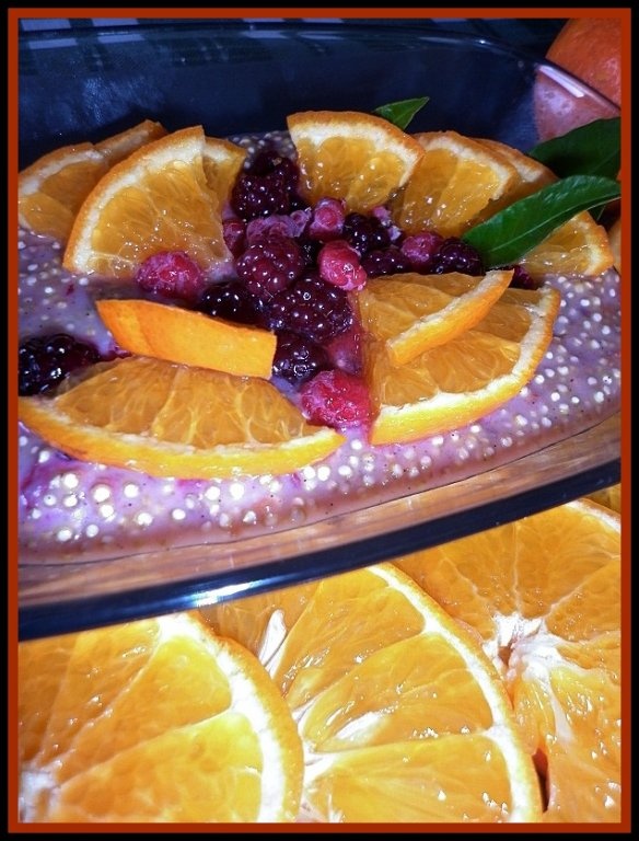 Budinca de quinoa cu fructe