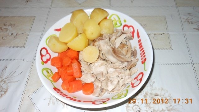 Supa de pui cu galuste