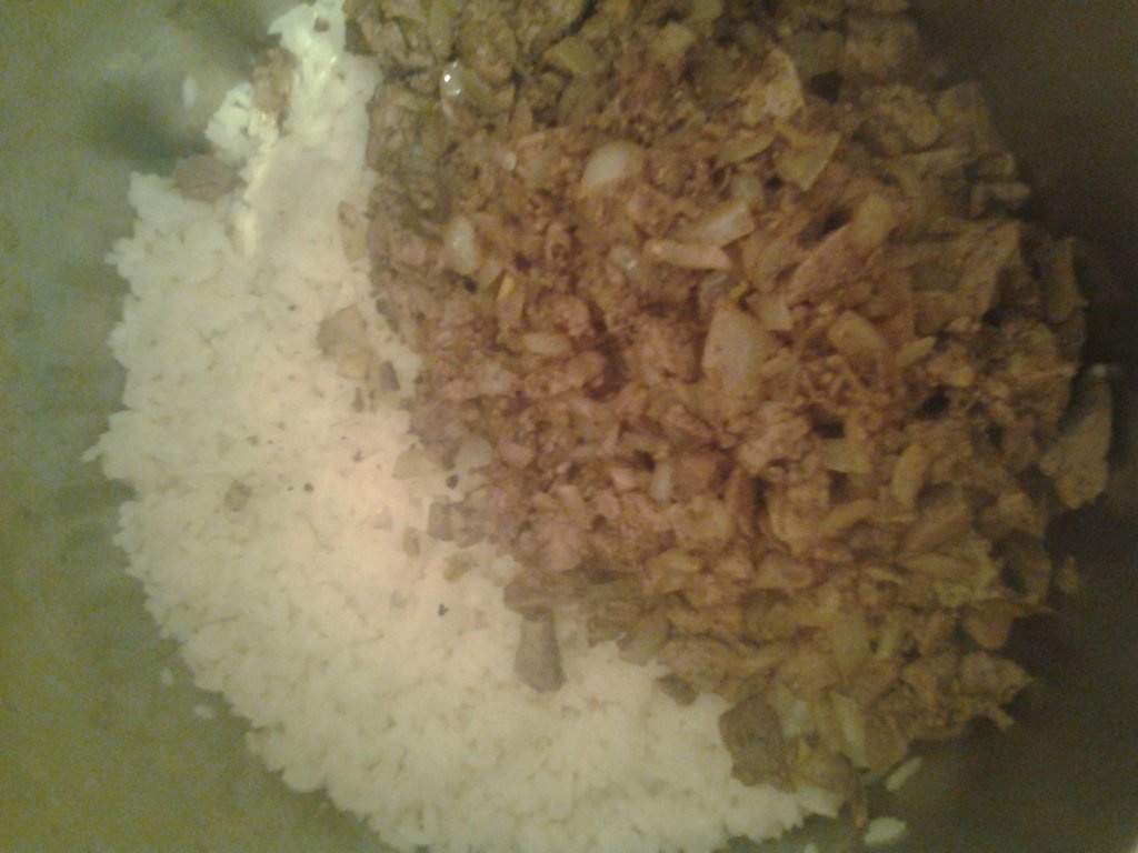 Clatite cu orez si ficat de pui