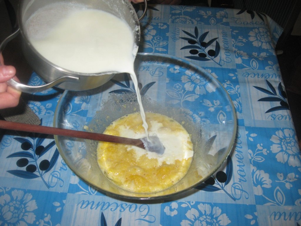 Pudim de pao com limao(Budinca din paine cu lamaie)