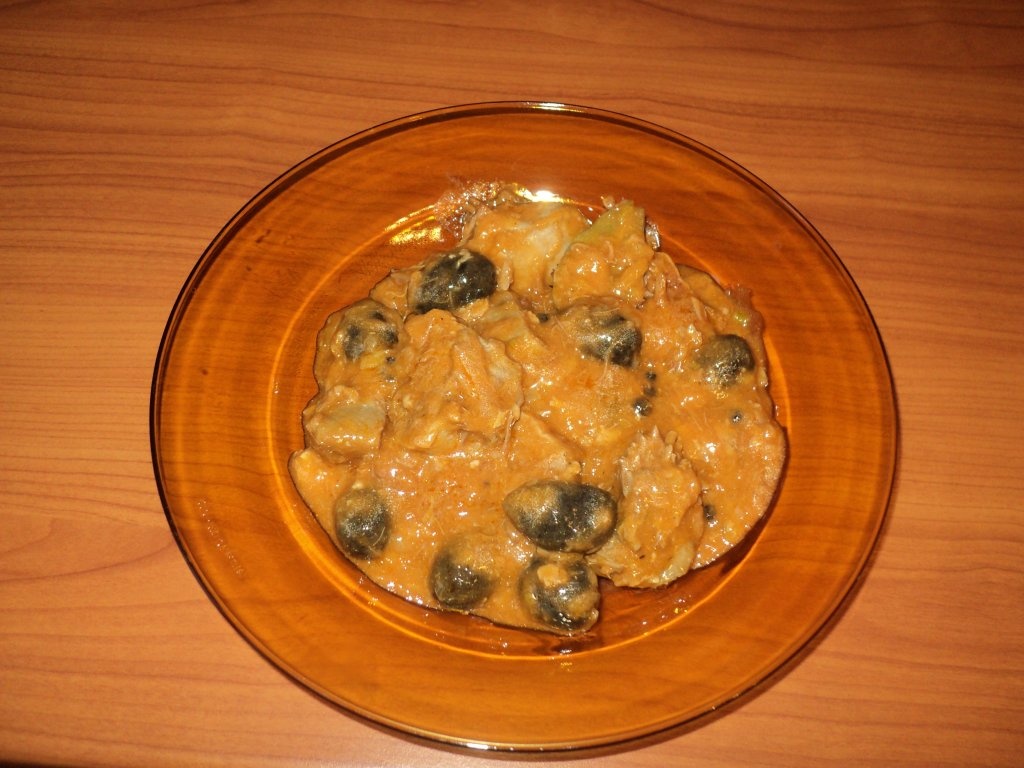 Limba de porc cu masline