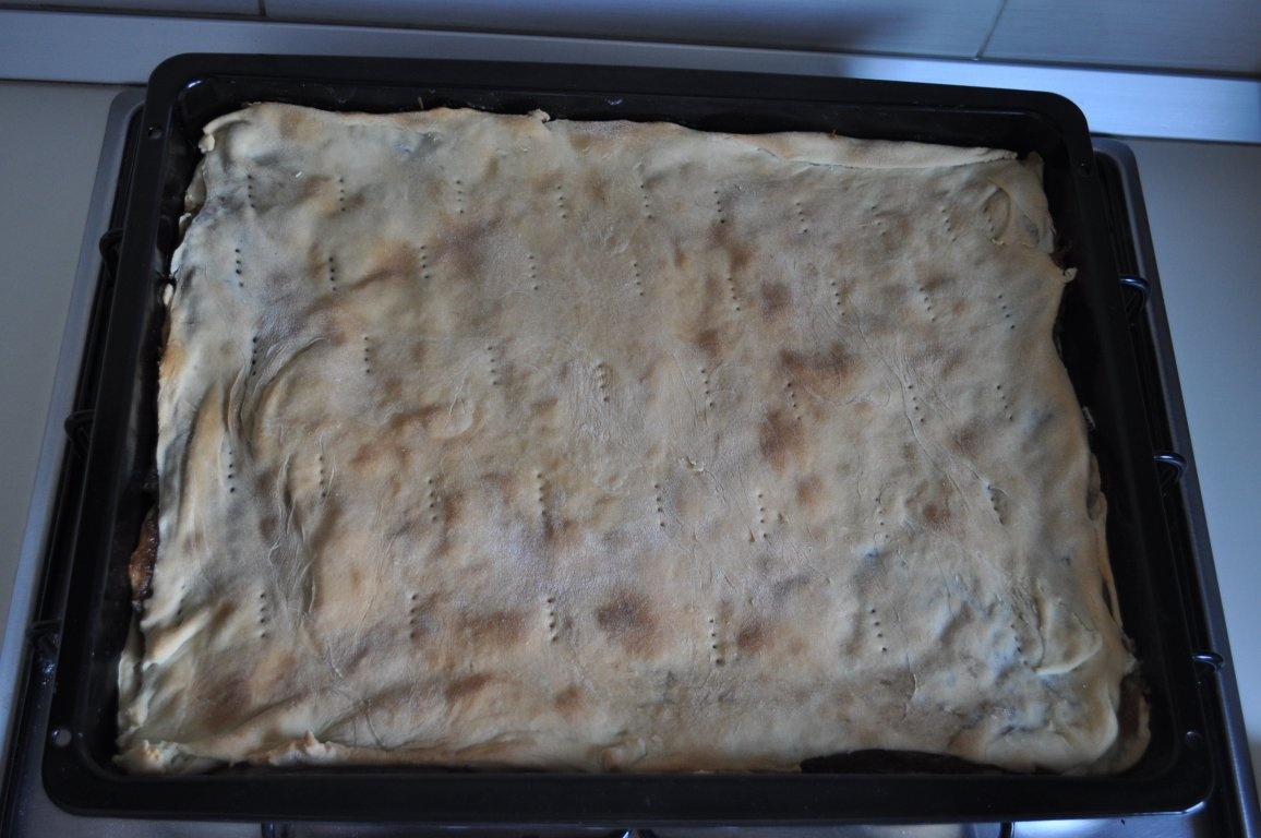 Placinta cu mere - 2 tavi