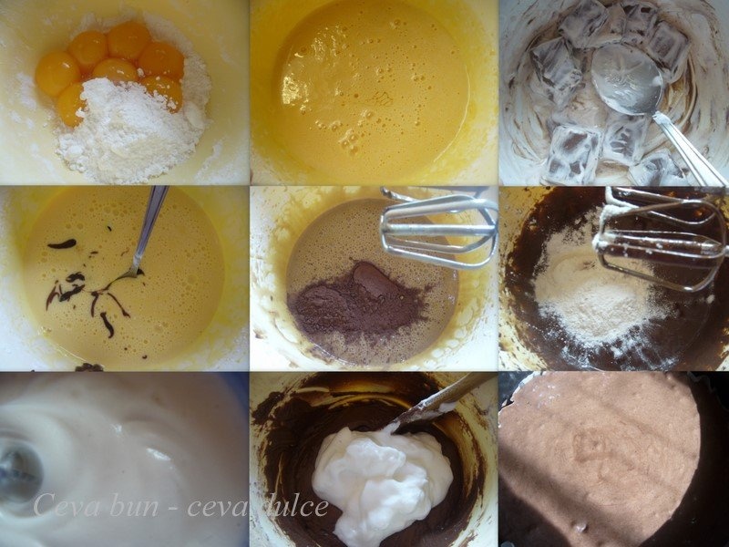 Tort de ciocolata cu crema de cocos