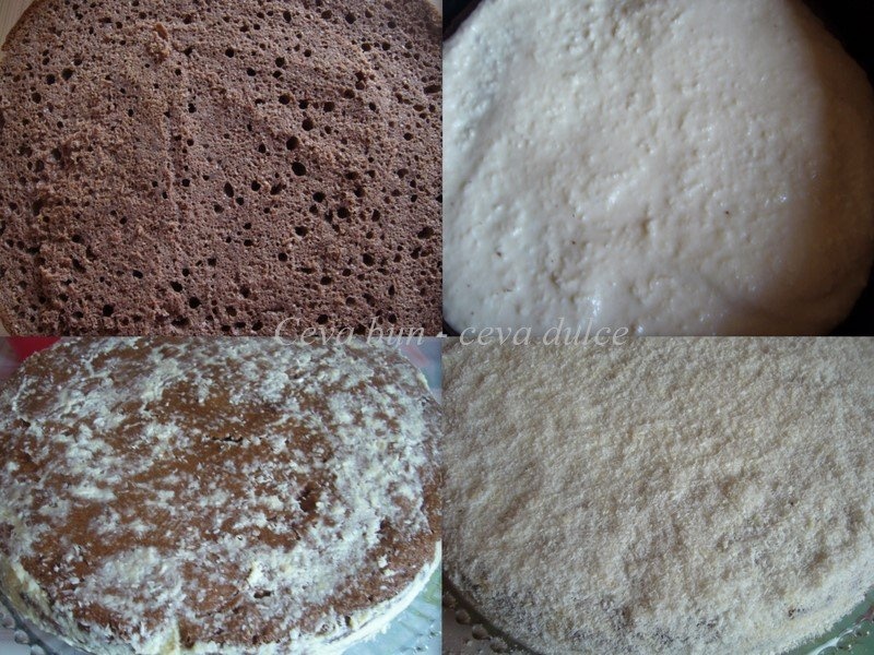 Tort de ciocolata cu crema de cocos