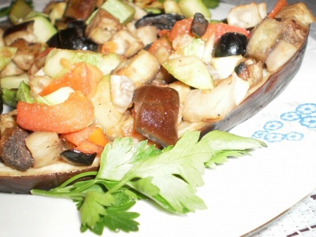 Vinete si dovlecei pe gratar