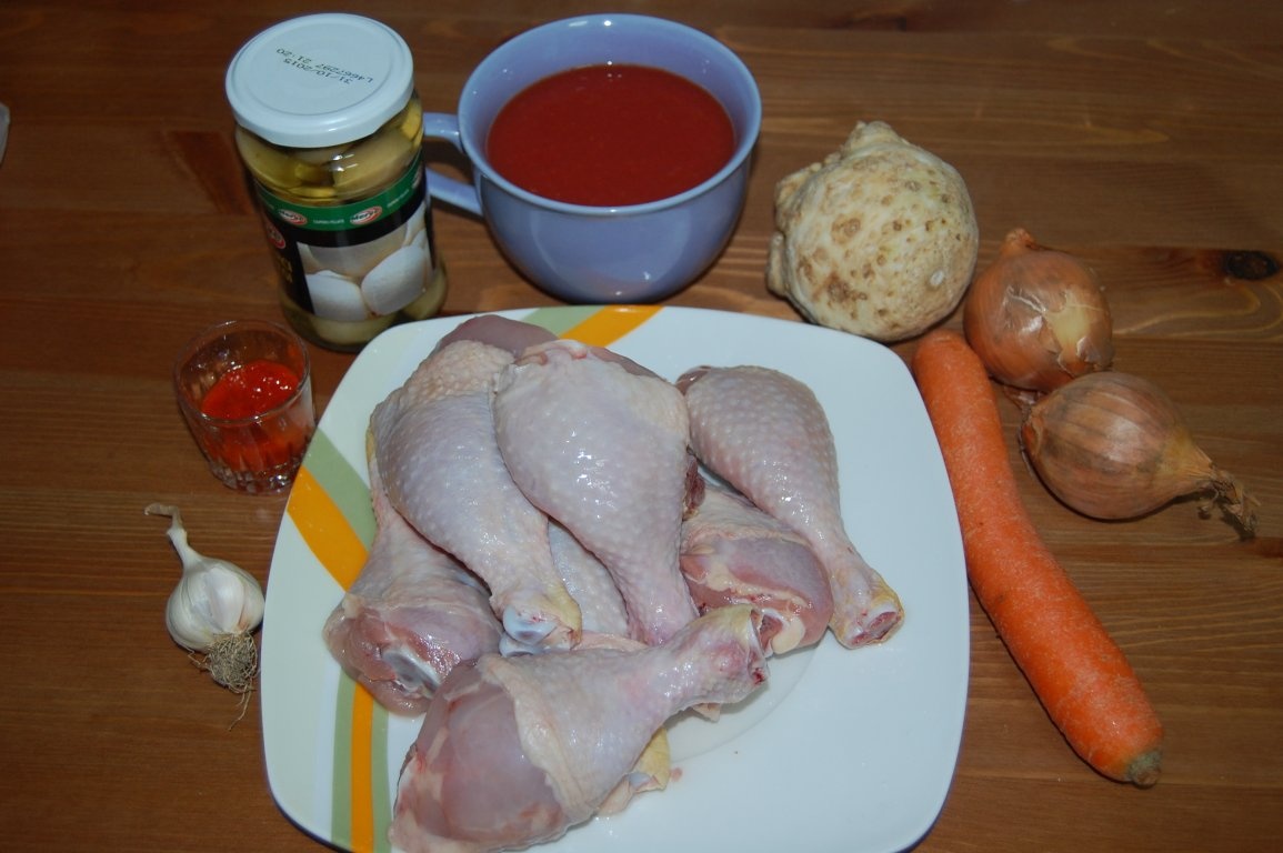 Mancarica de pui cu ciuperci