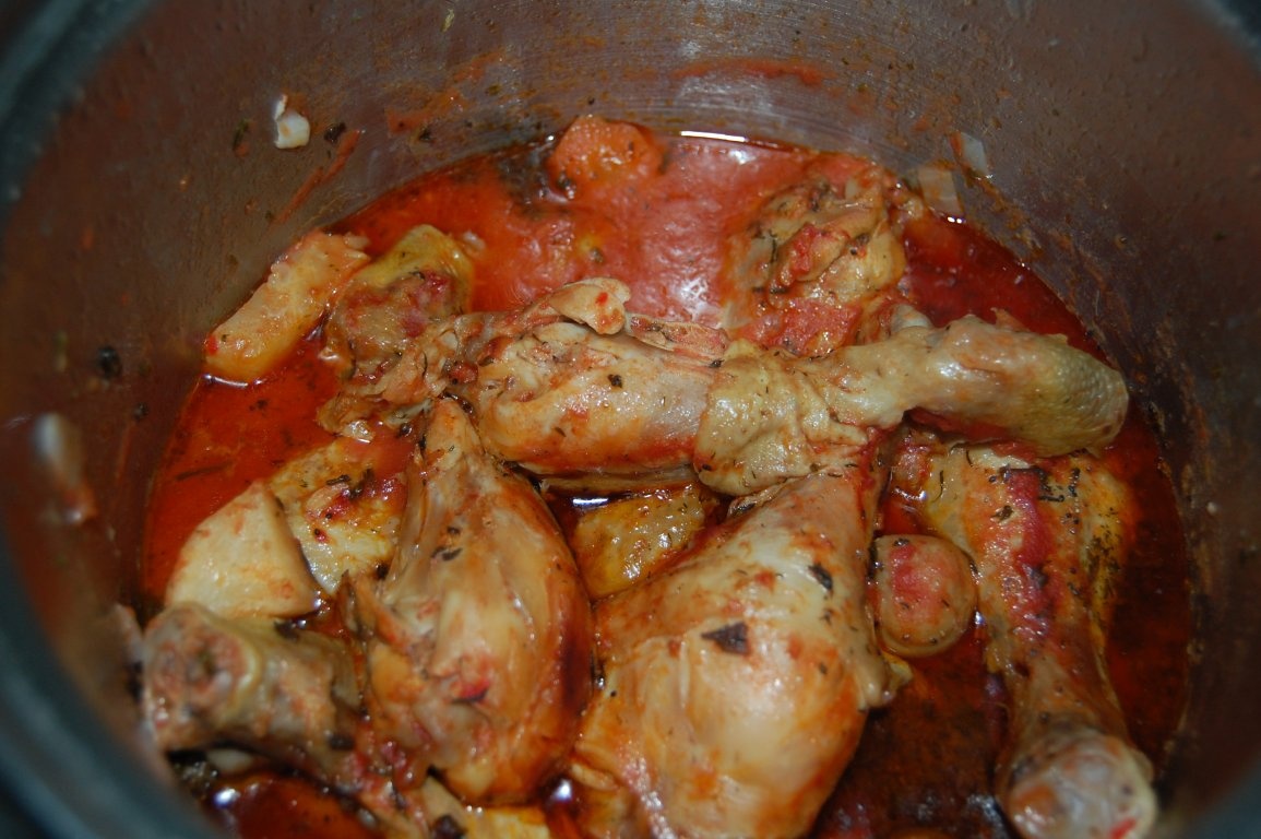 Mancarica de pui cu ciuperci