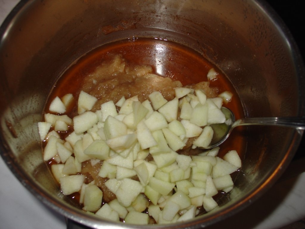 Strudel cu mere impletit