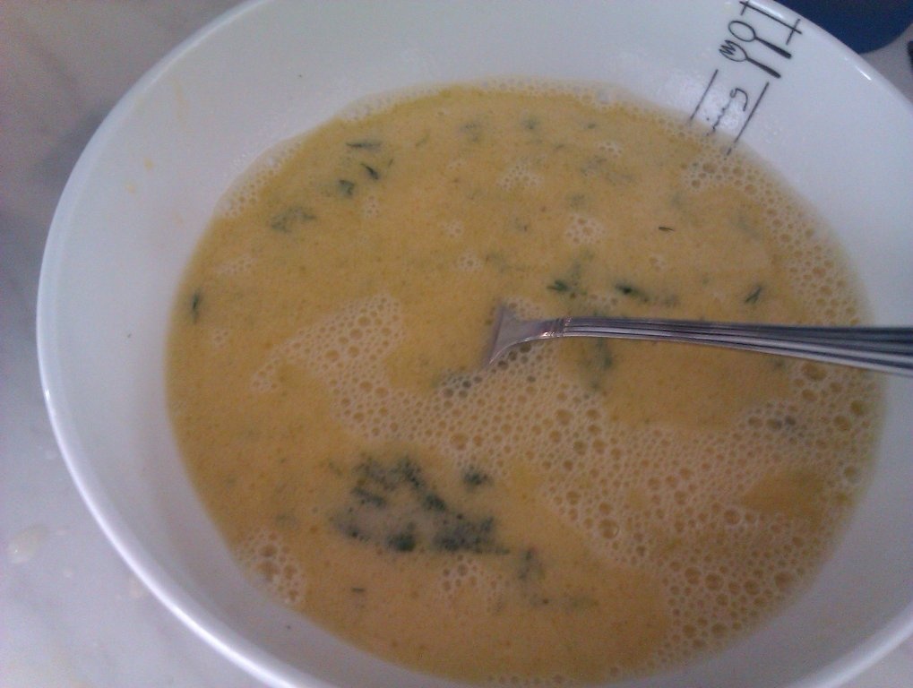 Fricase (spanac su carne de vitel)