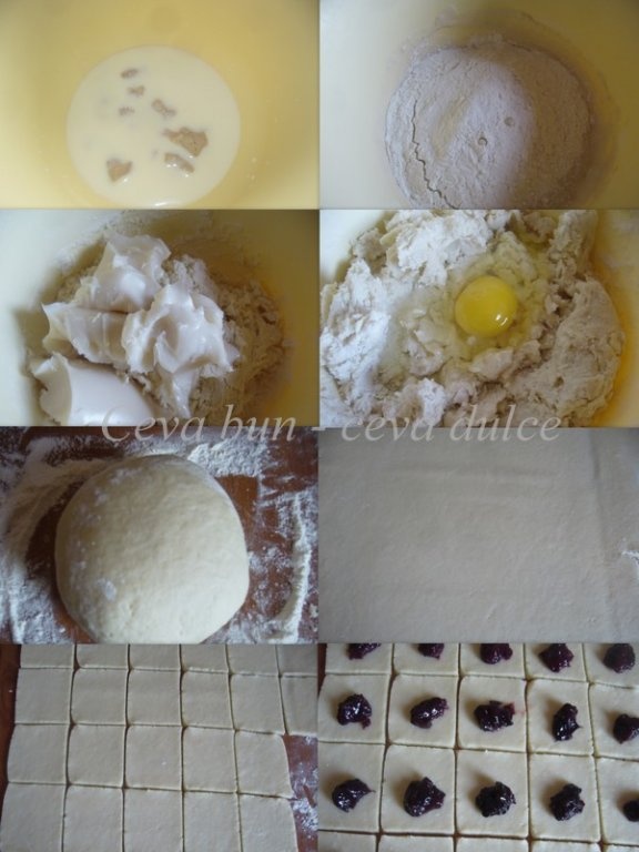 Cornulete fragede cu gem