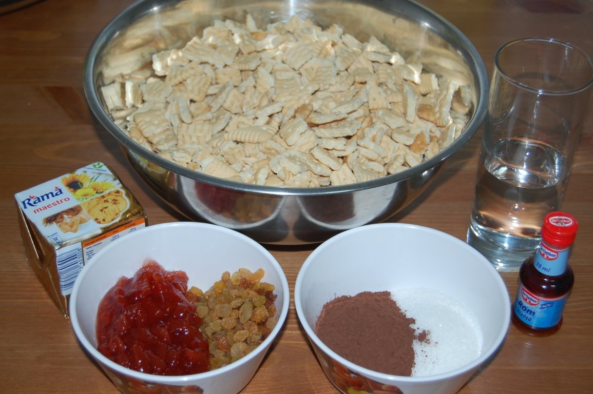 Salam de biscuiţi reţetă de post