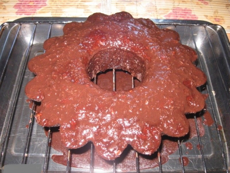 Tort Trufa la rece cu glazura de ciocolata