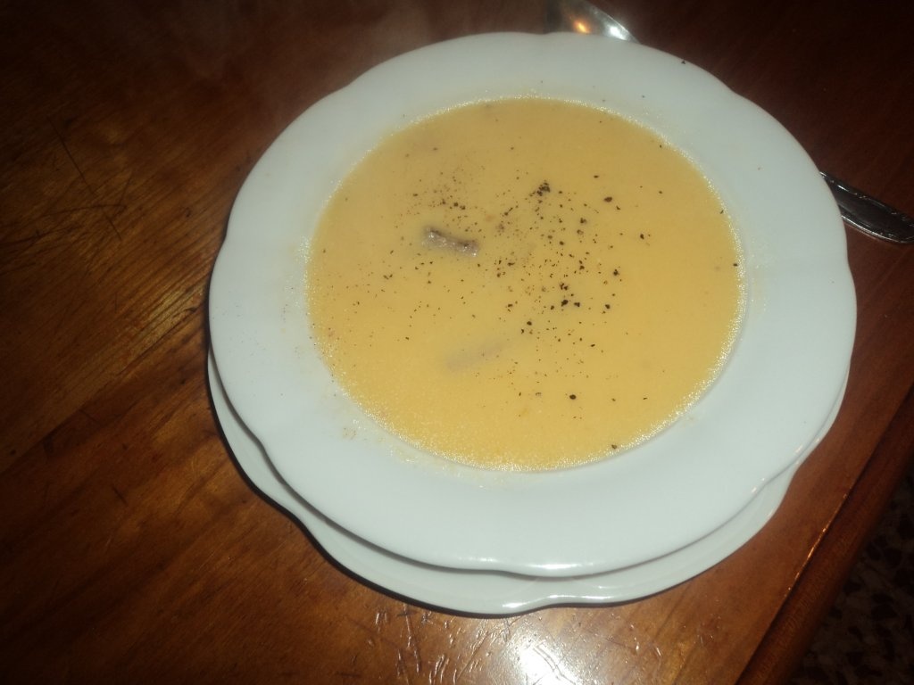 Ciorba de burta cu legume frulate