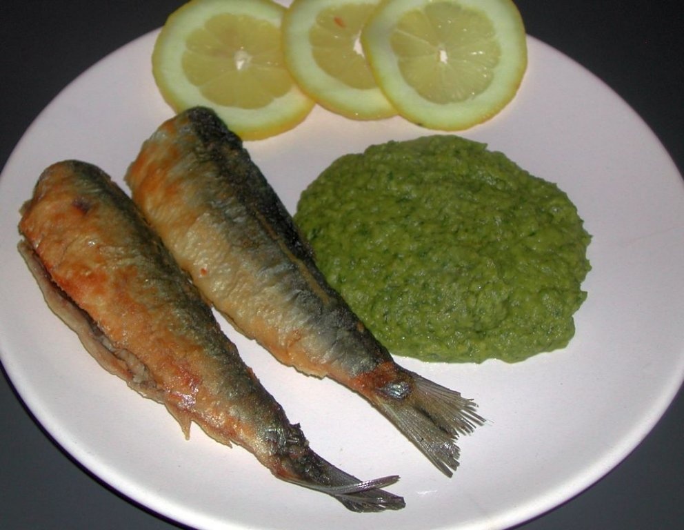 Piure de mazare cu leurda