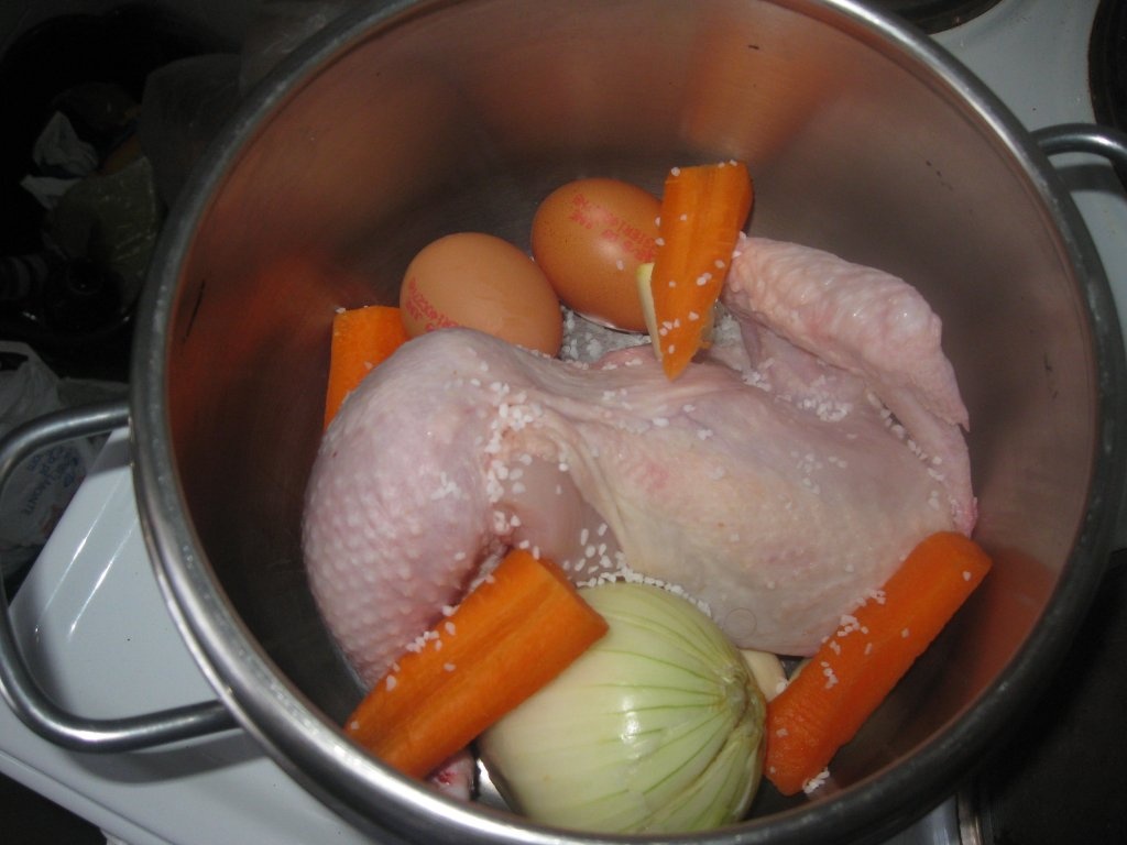 Canja de galinha(Supa portugheza de gaina)