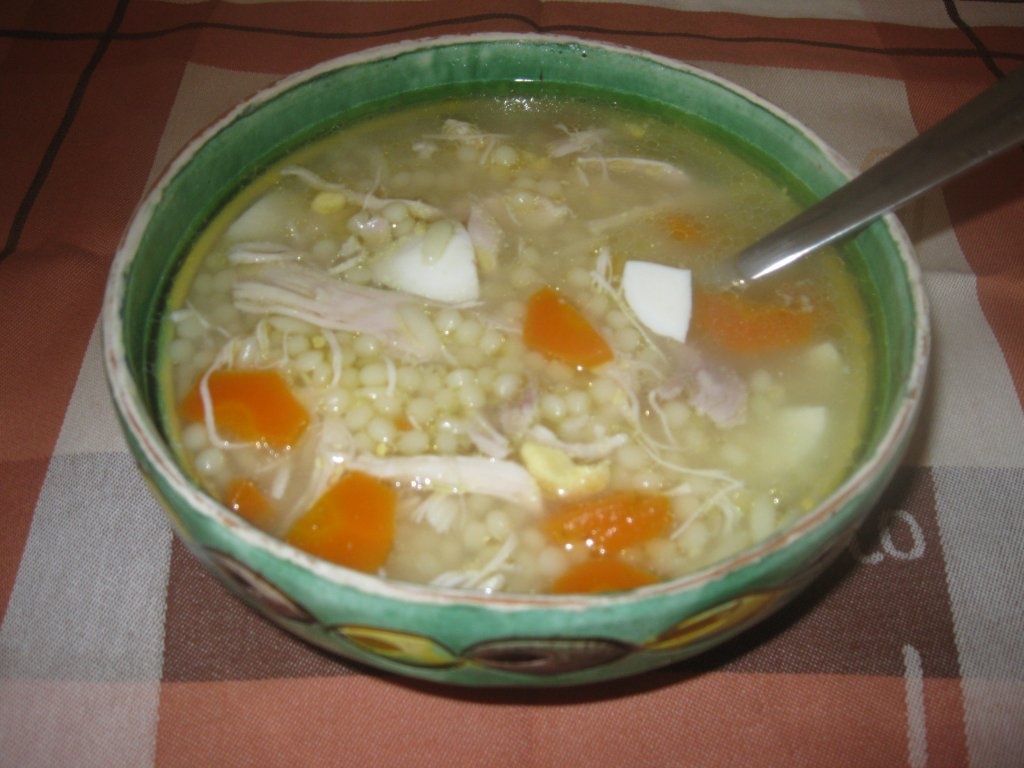 Canja de galinha(Supa portugheza de gaina)