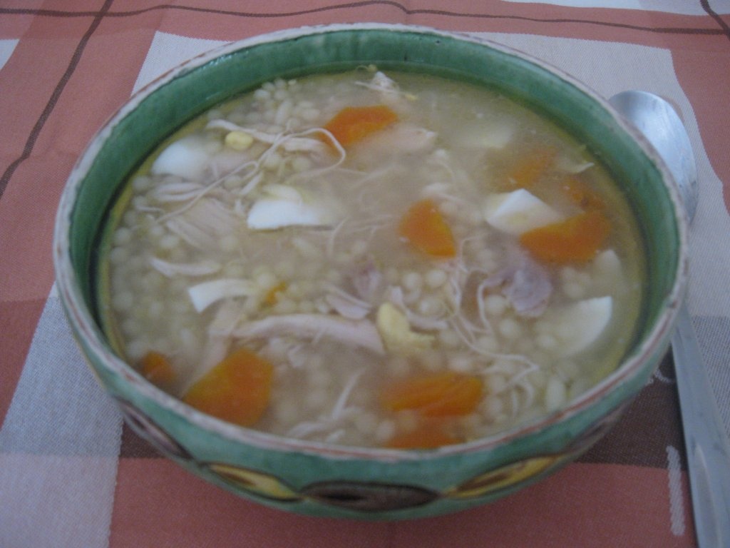 Canja de galinha(Supa portugheza de gaina)