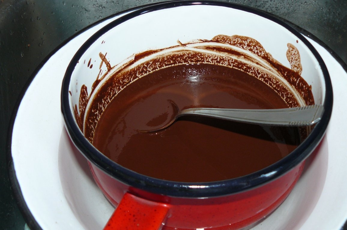 Blat cu bulion şi cacao