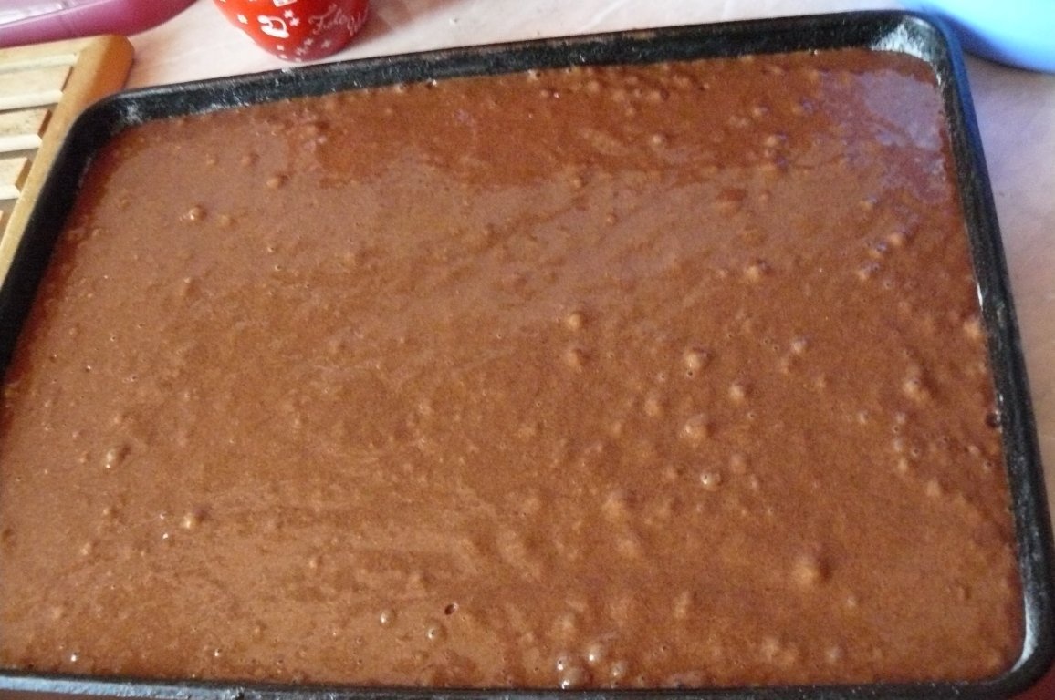 Blat cu bulion şi cacao