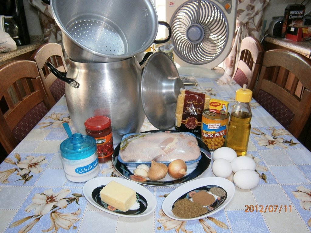 “Tli Tli” cu pui-“ Tli Tli B’djedj”-reteta algeriana