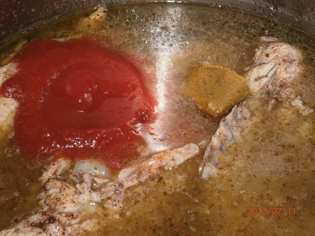 “Tli Tli” cu pui-“ Tli Tli B’djedj”-reteta algeriana