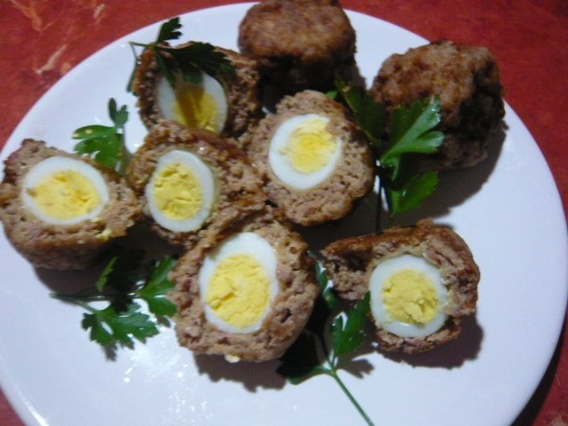 Chiftele cu oua de prepelite