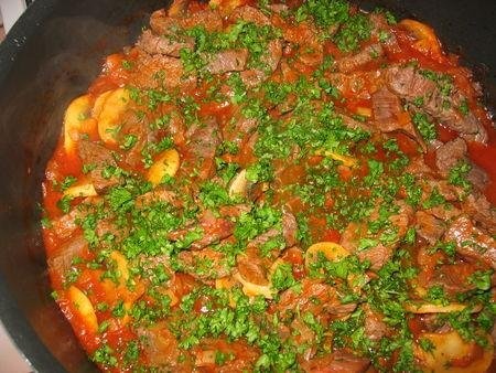 Tocanita de ciuperci cu vita