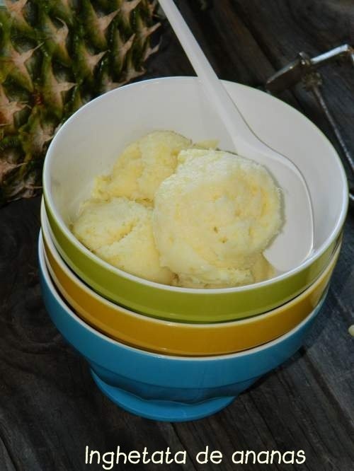 Inghetata de ananas