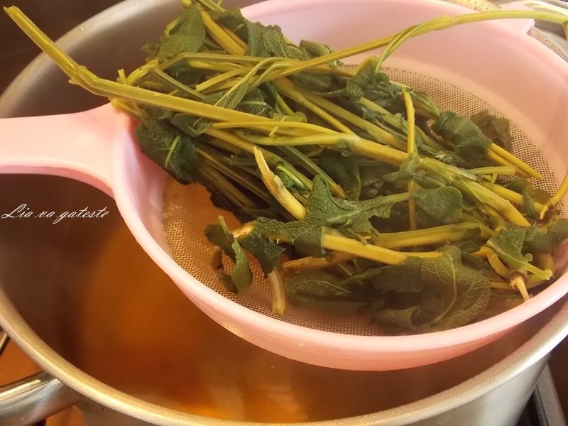 Sirop natural de salvie