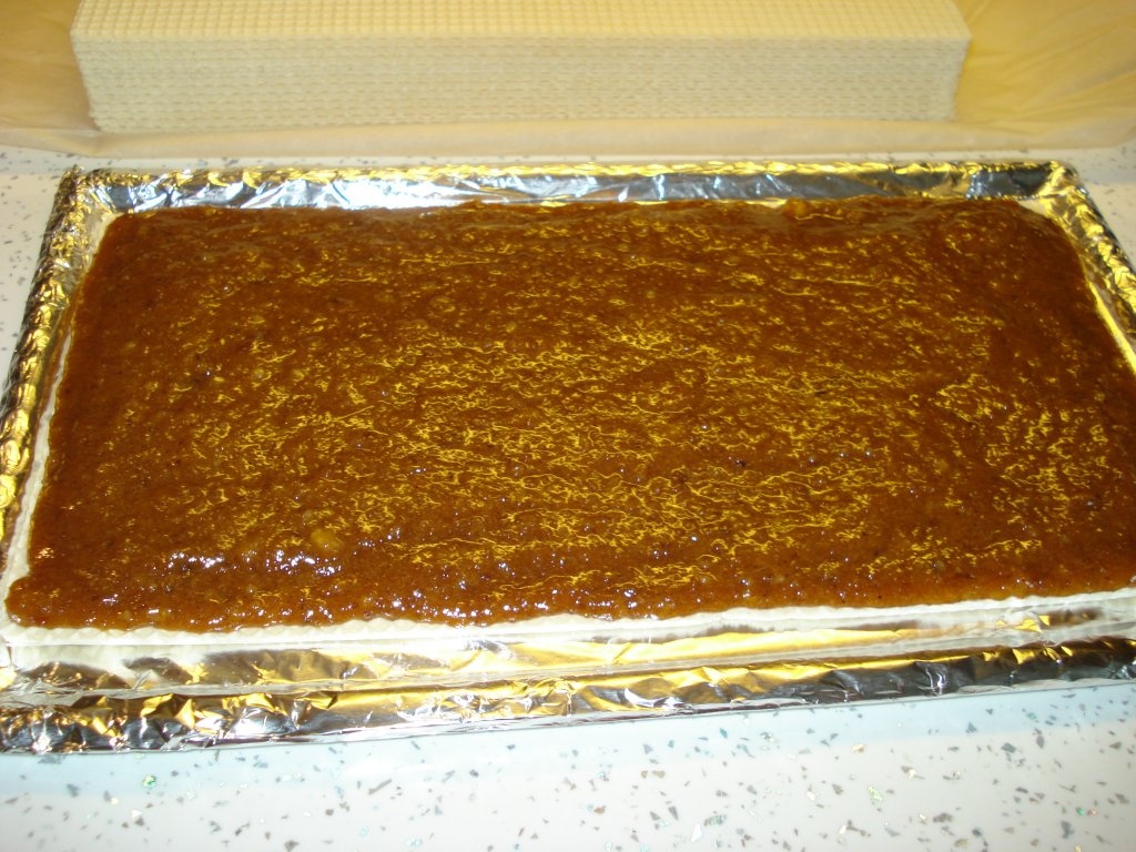 Prajitura cu foi napolitana si crema caramel