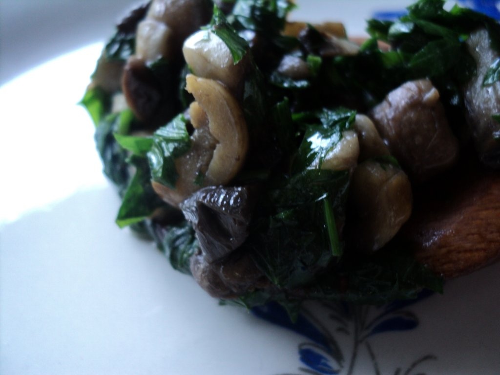 Pancakes cu ciuperci