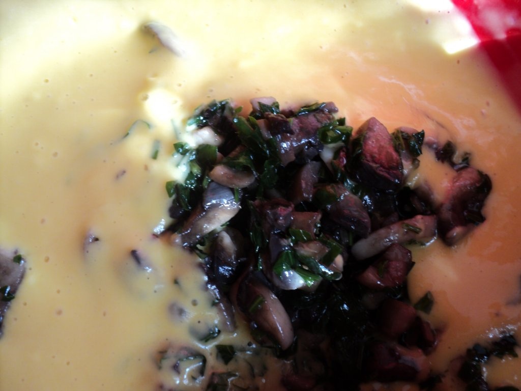 Pancakes cu ciuperci