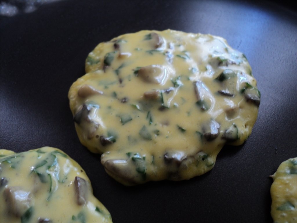 Pancakes cu ciuperci