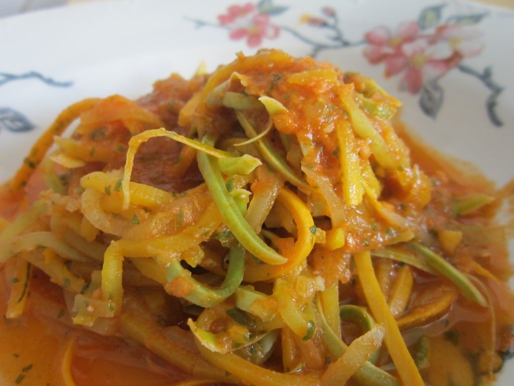 "Spaghete" de dovlecei