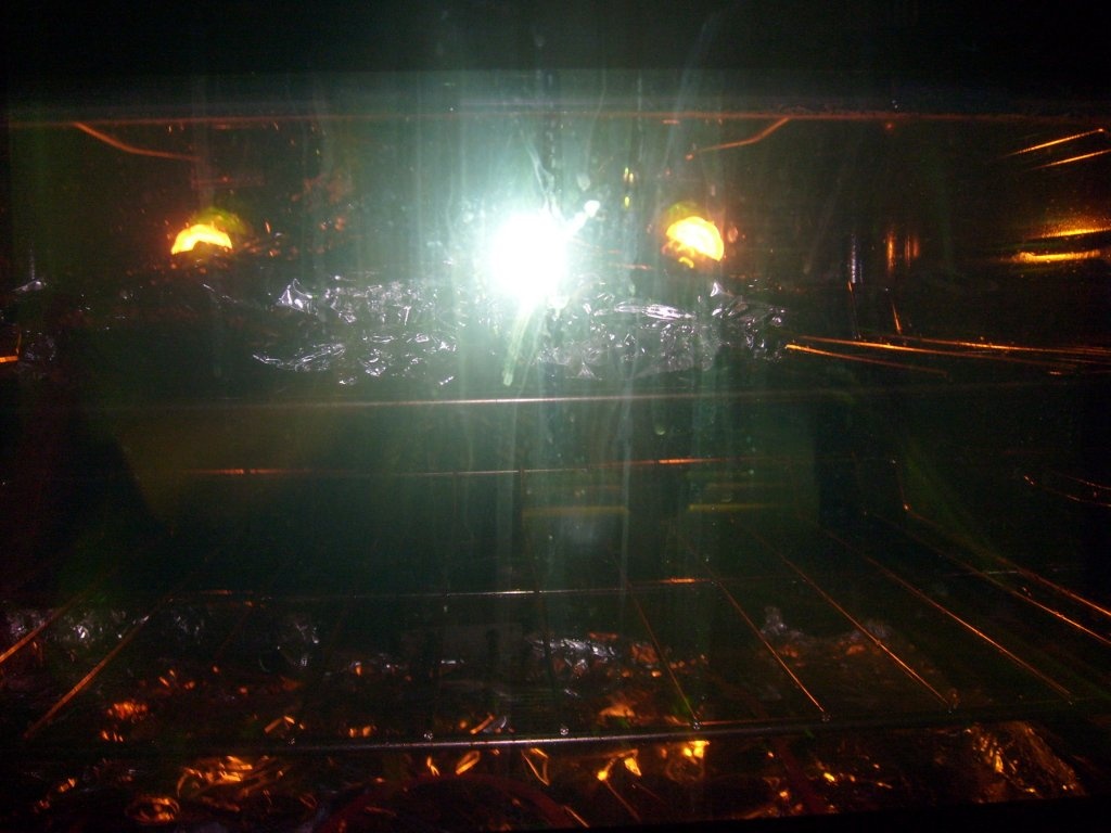 Pulpe de pui cu fasole verde la cuptor