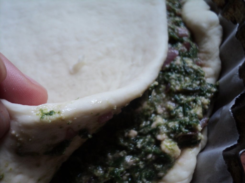 Plăcintă cu urdă și lobodă roșie