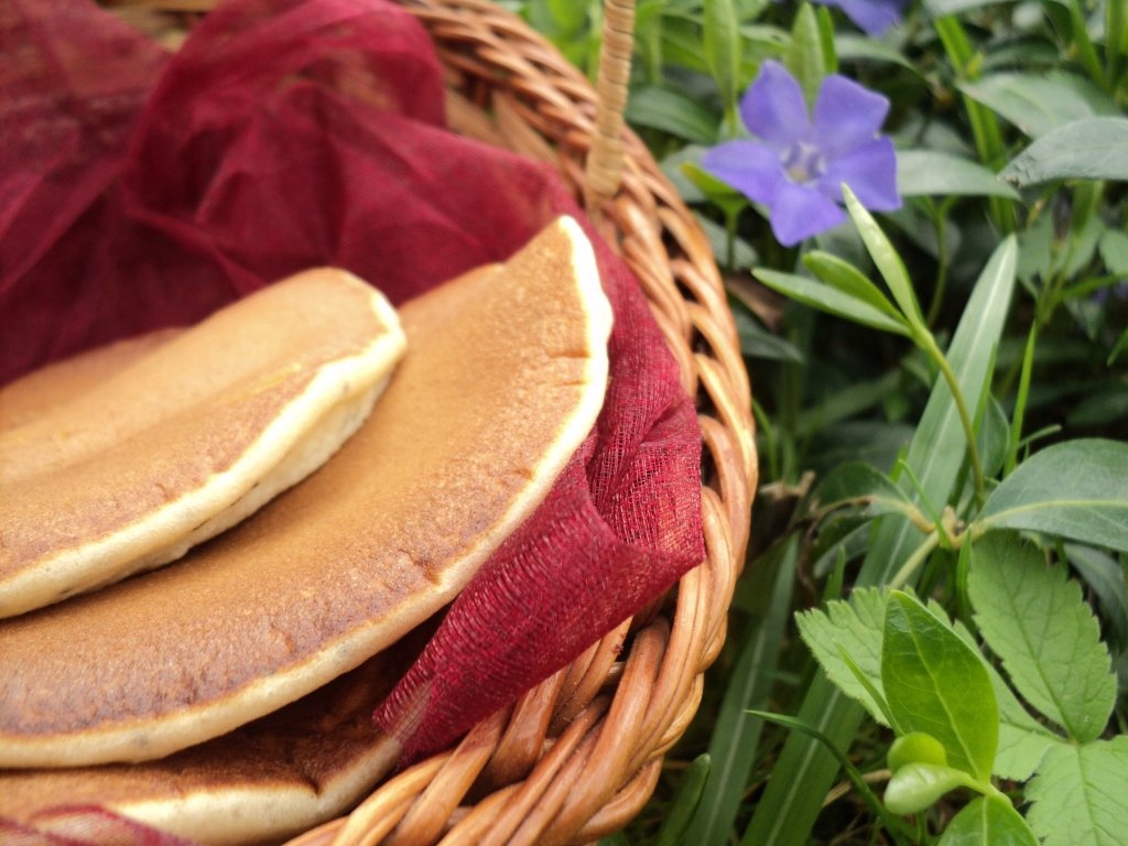 Pancakes cu miere și mac