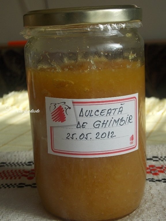 Dulceata de ghimbir