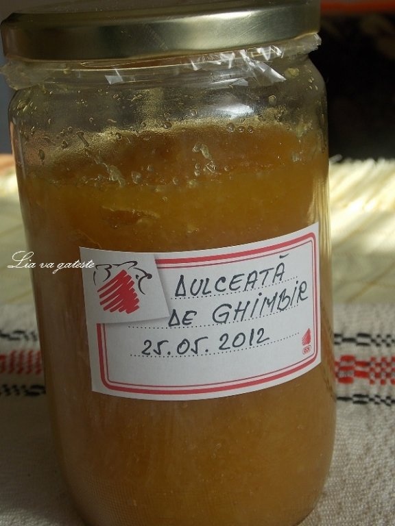 Dulceata de ghimbir
