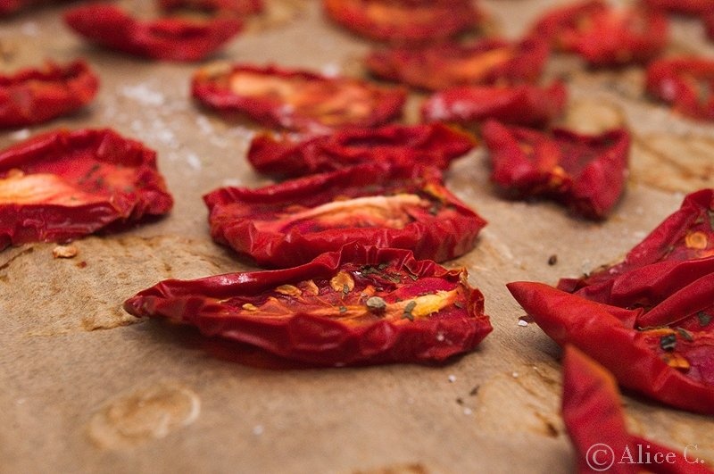 Rosii uscate in ulei