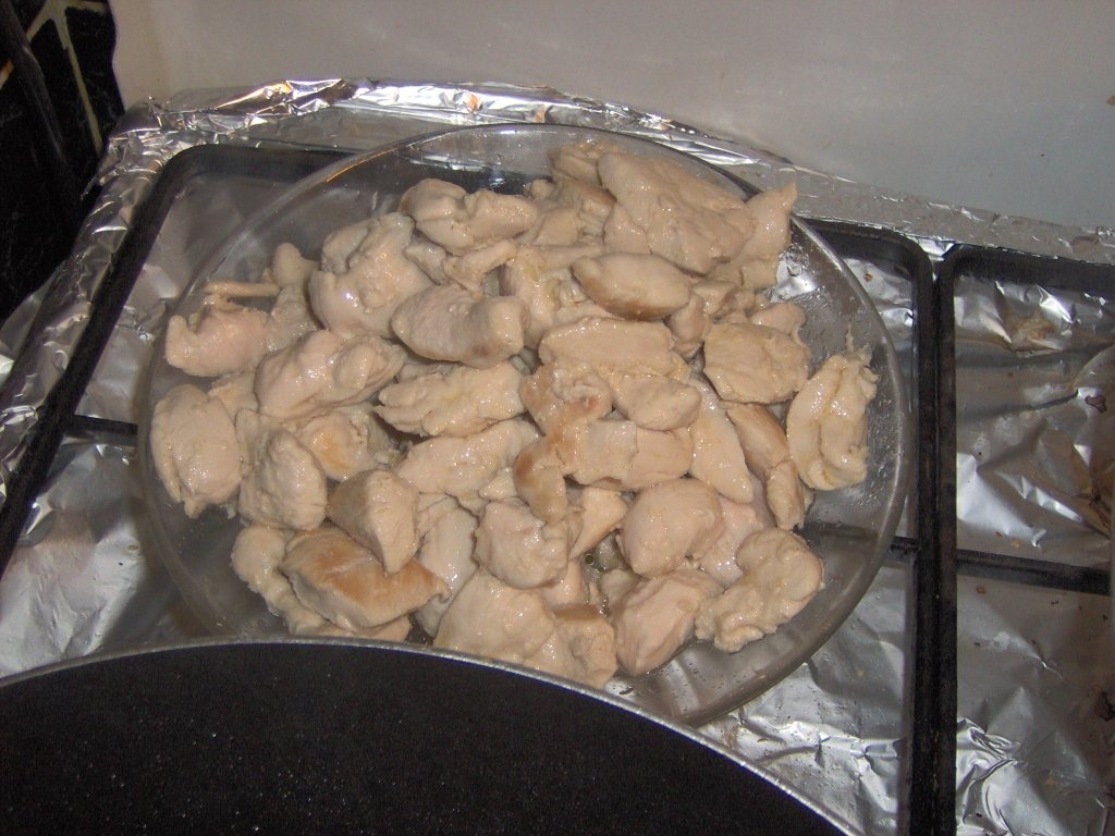 File de pui cu paste