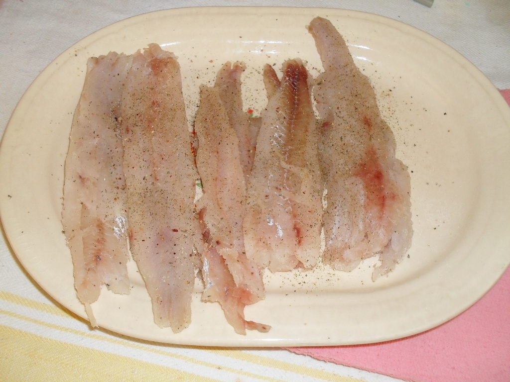 File de merluciu pane cu legume