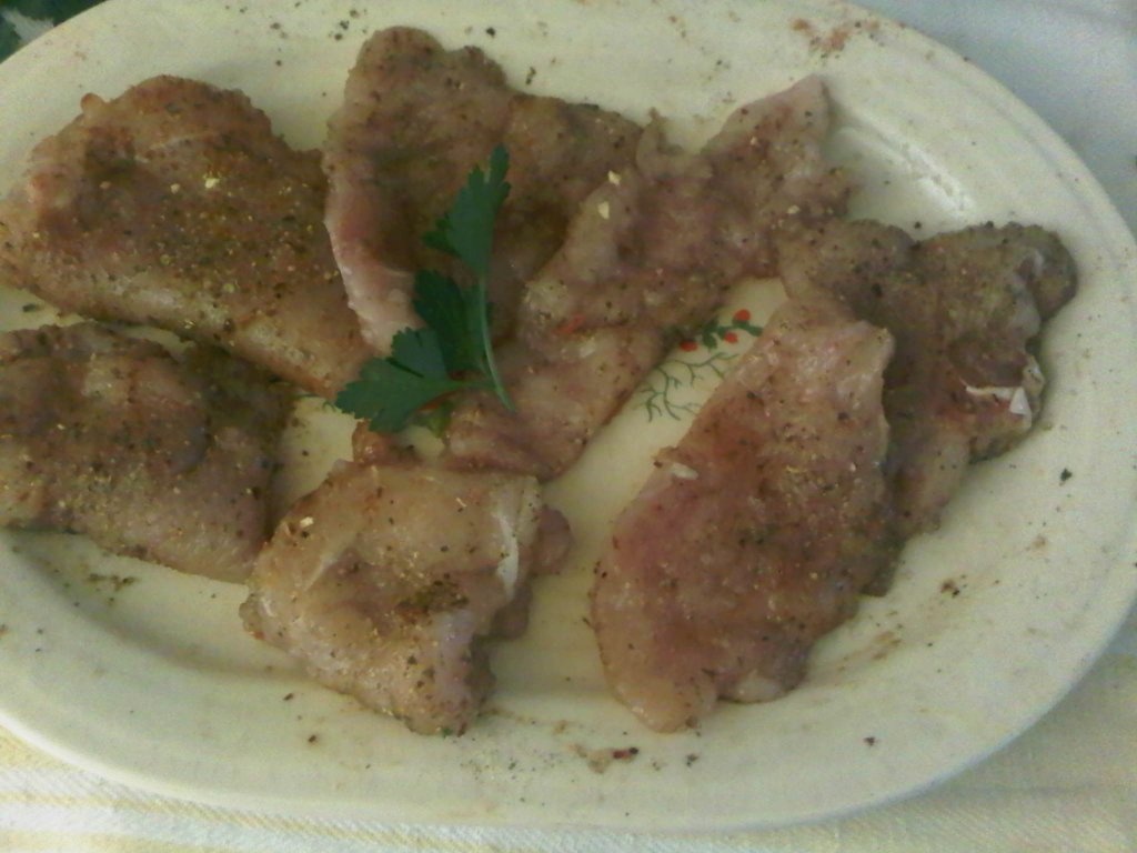 Piept de pui la gratar cu orez