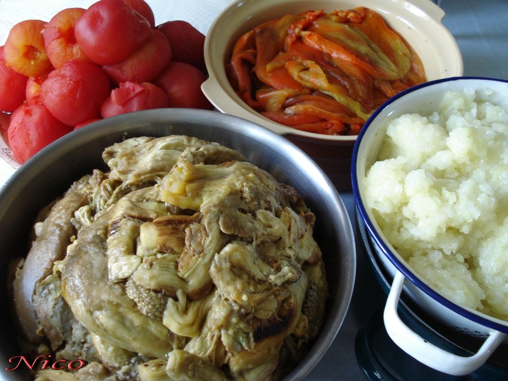 Zacusca de vinete cu ciuperci de padure