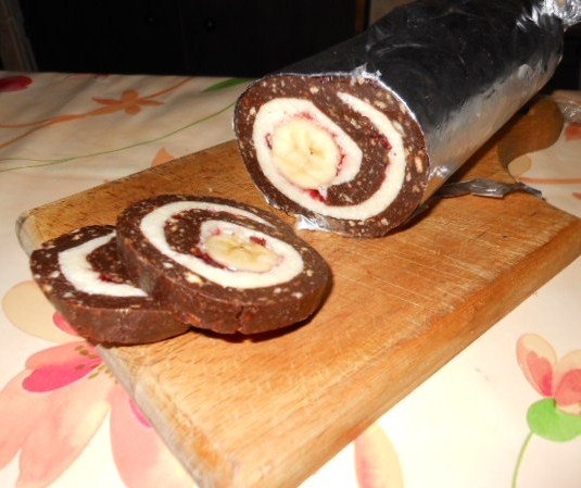 Spirale de biscuiti cu banane