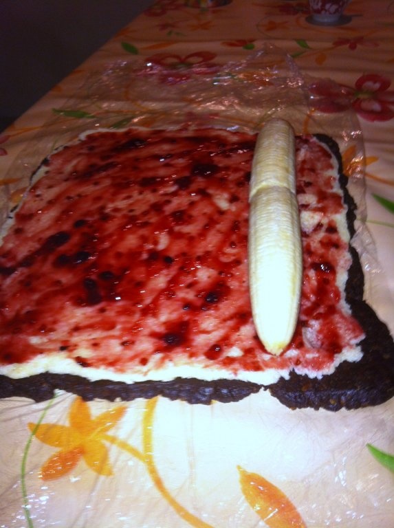 Spirale de biscuiti cu banane