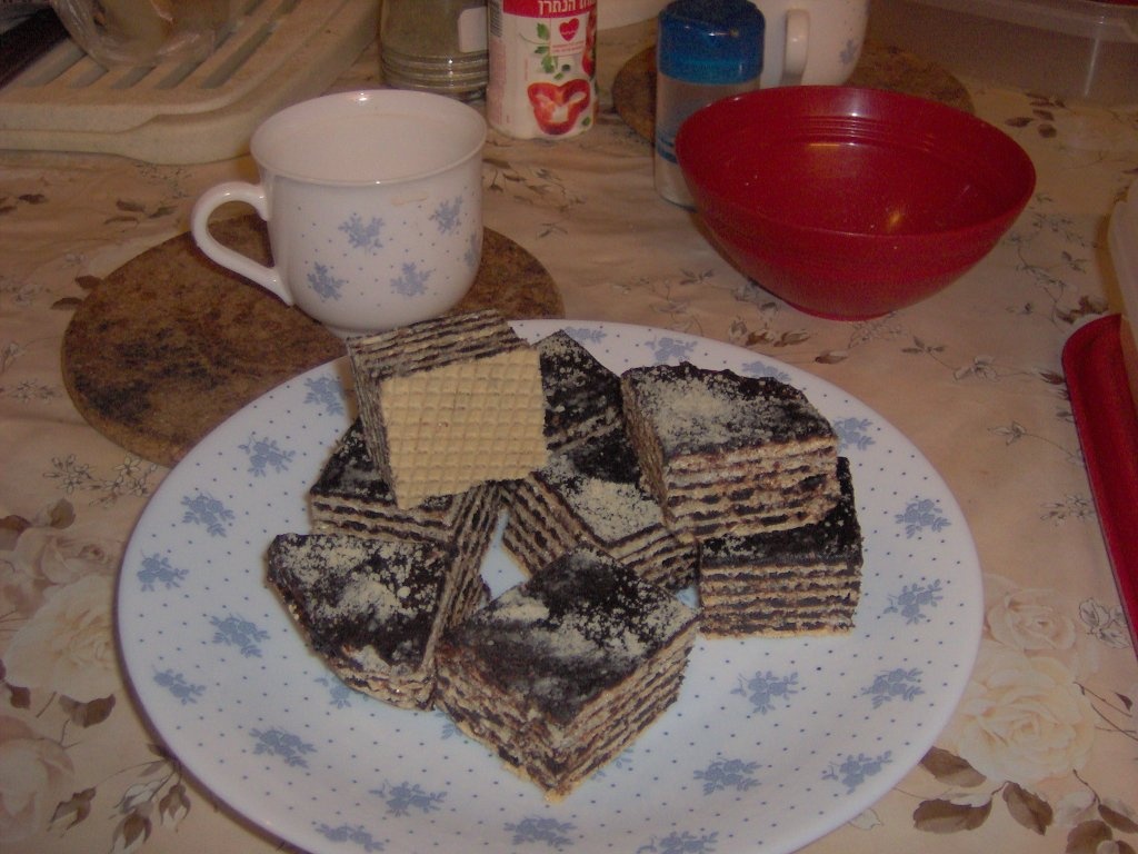 Napolitane cu ciocolata - pentru prieteni