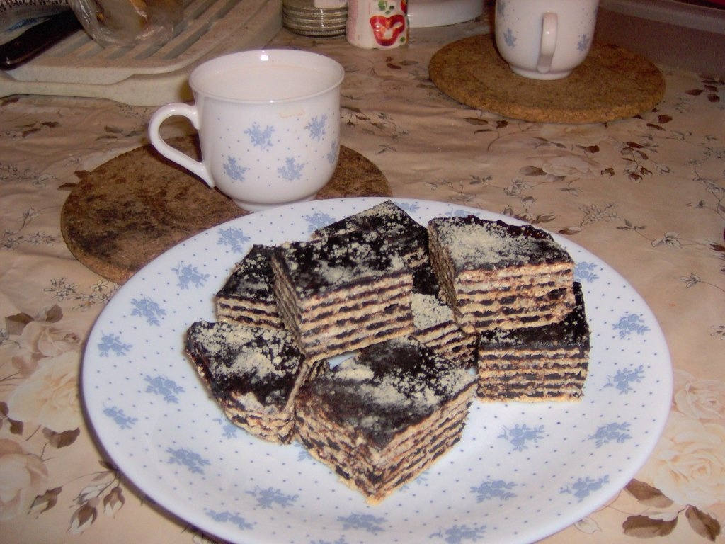 Napolitane cu ciocolata - pentru prieteni